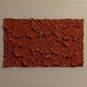 Painting titled "Terracotta" by Caroline Colomina, Original Artwork, Acrylic Mounted on Wood Stretcher frame