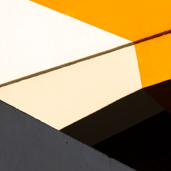 Fotografía titulada "Figure Orange, Noir…" por Caroline Constant, Obra de arte original, Fotografía digital Montado en Alumi…