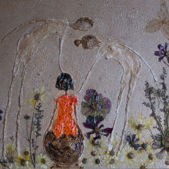 Malerei mit dem Titel "L' enfant" von Karolien Peintures, Original-Kunstwerk