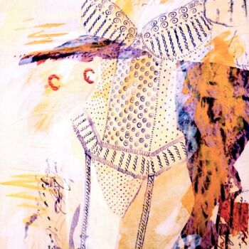 Картина под названием "Innocence" - Caroline Keller, Подлинное произведение искусства, Масло Установлен на Деревянная рама д…