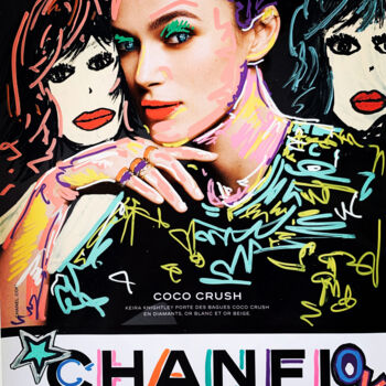 Dibujo titulada "Chanel Coco Crush" por Caroline Montigneaux, Obra de arte original, Rotulador