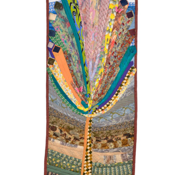 Art textile intitulée "Pâques" par Caroline Regnaut, Œuvre d'art originale