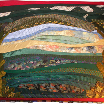 "Paradis" başlıklı Tekstil Sanatı Caroline Regnaut tarafından, Orijinal sanat