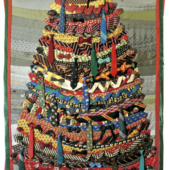 "Noël" başlıklı Tekstil Sanatı Caroline Regnaut tarafından, Orijinal sanat