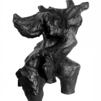 Sculpture titled "Eliaz" by Caroline Chopin, Original Artwork, Terra cotta
