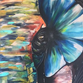 Painting titled "Dumbo.jpg" by Caroline Franche, Original Artwork, Acrylic