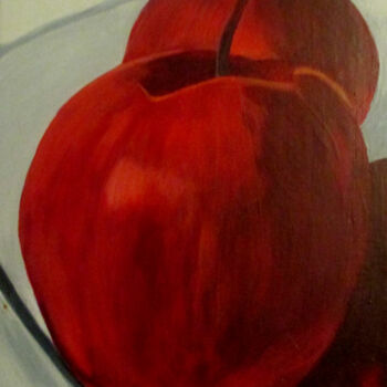Malerei mit dem Titel "Apples" von Carolyn   A. Debnam, Original-Kunstwerk, Acryl Auf Keilrahmen aus Holz montiert