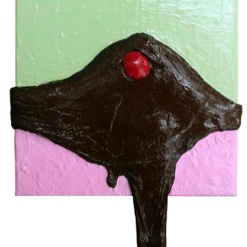 Pittura intitolato "Chocolat" da Carol Lorac Young, Opera d'arte originale, Olio