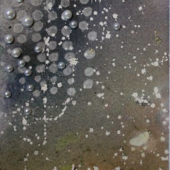Pittura intitolato "Meteor Shower" da Carol Lorac Young, Opera d'arte originale