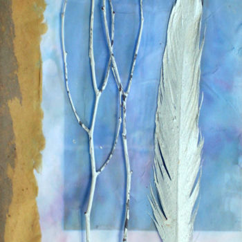 Collages titled "quietly" by Carol Lorac Young, Original Artwork