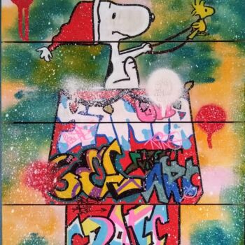Pittura intitolato "Street art" da Caronart, Opera d'arte originale, Acrilico