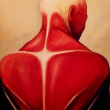 Pintura intitulada "nude" por Edson Carra, Obras de arte originais, Óleo