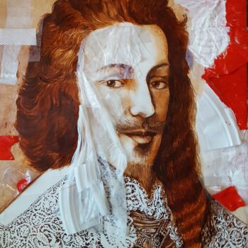 Painting titled "vittorio amedeo II…" by Cartasso, Original Artwork, Oil