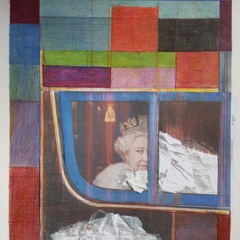 "study for a portrai…" başlıklı Tablo Cartasso tarafından, Orijinal sanat, Mum boya
