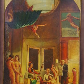 Pittura intitolato "the-good-life-70x50…" da Cartasso, Opera d'arte originale, Olio