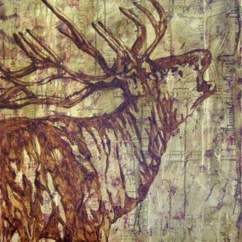 「L'appel de la forêt」というタイトルの絵画 Carterinaによって, オリジナルのアートワーク