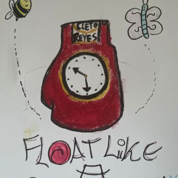 Картина под названием "“Float like a Butte…" - Carys Dejesus, Подлинное произведение искусства, Акрил