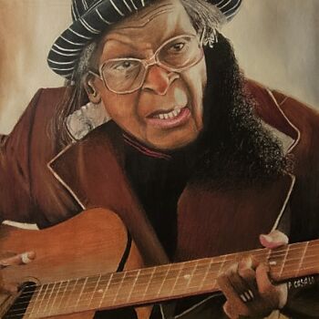"Mister blues" başlıklı Resim Patrick Casado tarafından, Orijinal sanat, Kalem