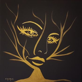 Malerei mit dem Titel "Être..." von Casal'Art, Original-Kunstwerk, Acryl