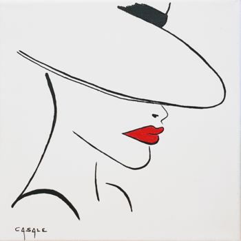 Painting titled "Coquetterie" by Casal'Art, Original Artwork, Acrylic
