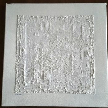Painting titled "White" by Casal'Art, Original Artwork, Acrylic