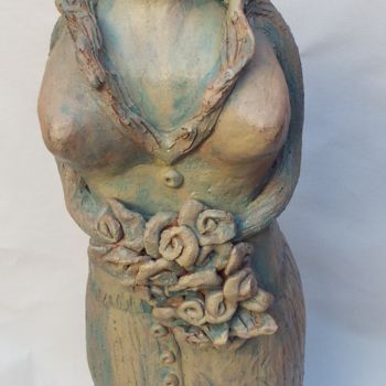Sculpture titled "Noiva" by Casa Tuia, Original Artwork, Ceramics