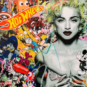 Pintura titulada "Hot Madonna" por Caspa, Obra de arte original, Pintura Digital