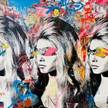 "Brigitte Bardot" başlıklı Tablo Caspa tarafından, Orijinal sanat, Akrilik