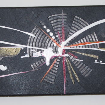 Peinture intitulée "Cible" par Christophe Cassagnes, Œuvre d'art originale, Acrylique