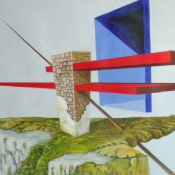 Ζωγραφική με τίτλο "Sustentabilidade" από Cassiano Lima, Αυθεντικά έργα τέχνης, Ακρυλικό Τοποθετήθηκε στο Ξύλινο πάνελ