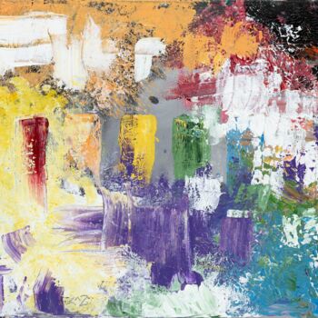 "The Color of Chimes" başlıklı Tablo Cassie Burgan tarafından, Orijinal sanat, Akrilik