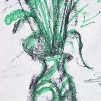 Drawing titled "Sharpe Plant" by Cassie Burgan, Original Artwork, Graphite