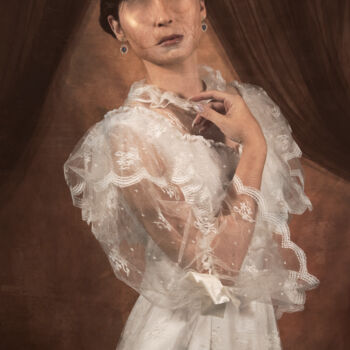 Fotografia intitolato "The Blind Woman - S…" da Cassiopeia, Opera d'arte originale, Fotografia digitale
