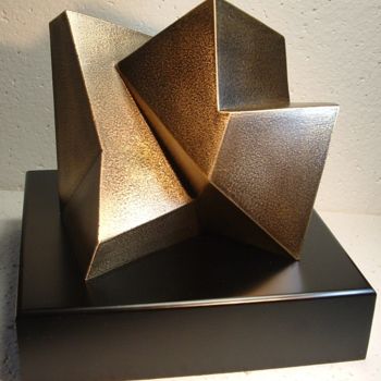 Escultura intitulada "Macla" por Carlos Castanedo, Obras de arte originais, Bronze