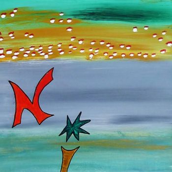 Painting titled "Nice is nice.jpg" by Thierry Castillon Du Perron, Original Artwork, Acrylic