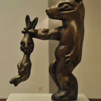 Escultura intitulada "rabbit.jpg" por Catalin Geana, Obras de arte originais, Moldagem