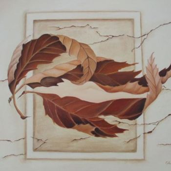 Painting titled "Outono-Nú" by Catarina Ribeiro, Original Artwork