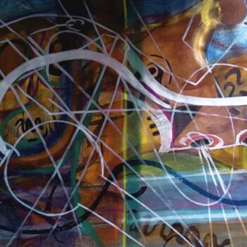 Malerei mit dem Titel "Guifemme" von Catb, Original-Kunstwerk, Pastell