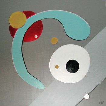 Malerei mit dem Titel "A table D" von Catb, Original-Kunstwerk, Acryl