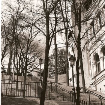 Fotografie getiteld "Montmartre 2" door Catcha, Origineel Kunstwerk, Film fotografie