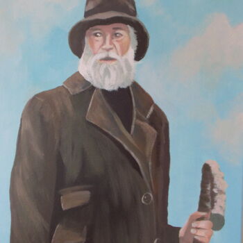 Malerei mit dem Titel ""the bull mccabe"…" von Cathal O Malley, Original-Kunstwerk, Acryl