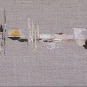 Painting titled "port" by Cathbv, Original Artwork