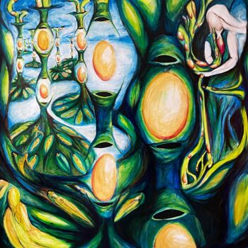 Ζωγραφική με τίτλο "''Jacy''" από Catherina Pearls, Αυθεντικά έργα τέχνης, Μελάνι