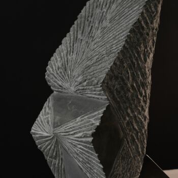 Sculpture titled "Fusion" by Catherine Arnaud, Original Artwork, Stone