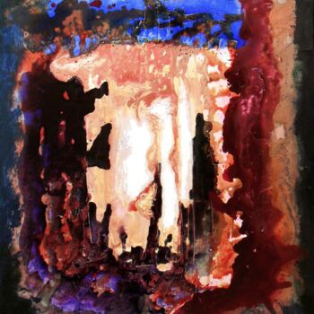 Peinture intitulée "Incandescence" par Catherine Barbet, Œuvre d'art originale