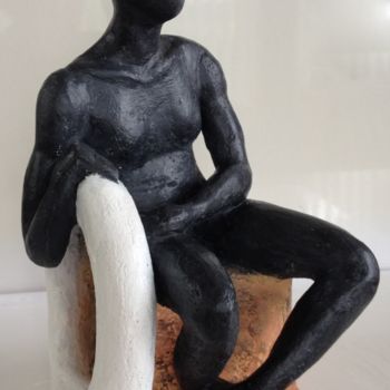 Sculpture intitulée "Pourquoi pas" par Catherine Clare, Œuvre d'art originale, Céramique