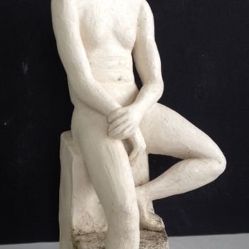 Sculpture titled "Après tout" by Catherine Clare, Original Artwork, Ceramics