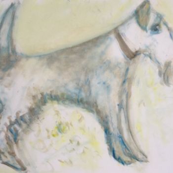 제목이 "Franklin fox terrier"인 미술작품 Catherine Clare로, 원작, 기름