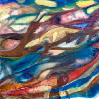 绘画 标题为“Océan arctique” 由Catherine Clare, 原创艺术品, 油