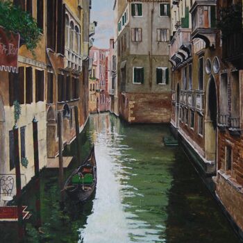 Painting titled "venise-02.jpg" by Catherine Digue - Turpin, Original Artwork